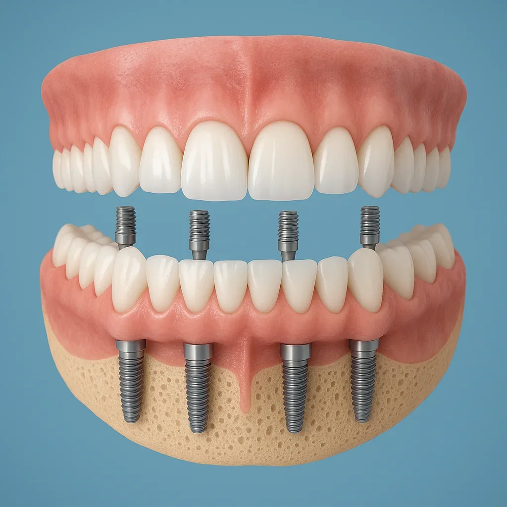 Implants for All Teeth: The Complete Smile Transformation Guide 5 implants for all teeth