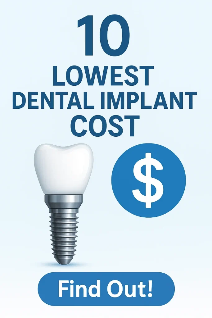 Lowest Dental Implant Cost: Affordable Smile Restoration Options 4 lowest dental implant cost