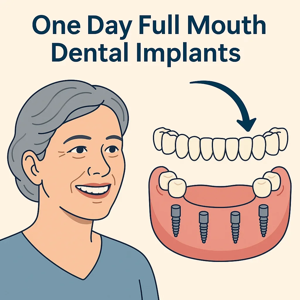 One Day Full Mouth Dental Implants: Transform Your Smile Instantly 5 one day full mouth dental implants