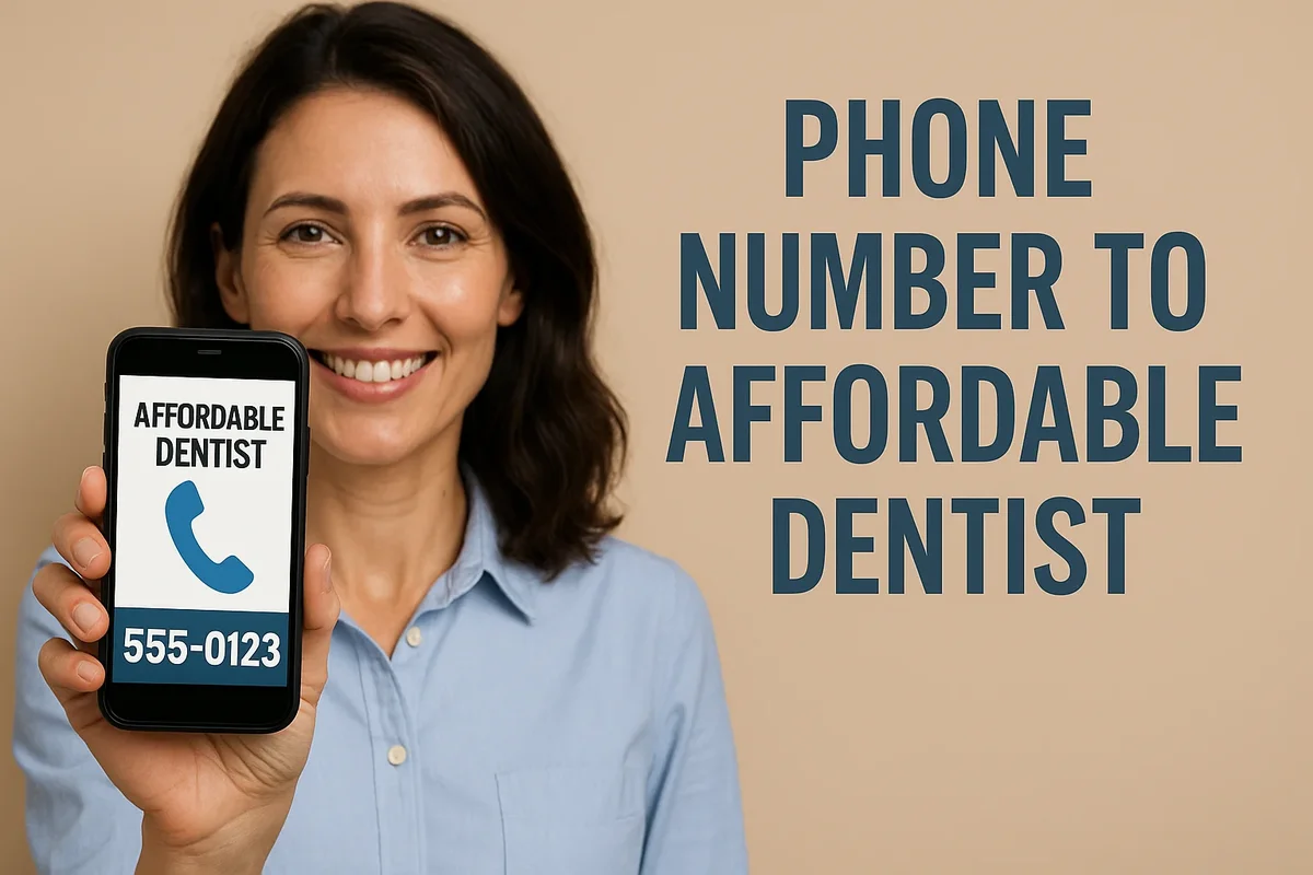 Phone Number to Affordable Dentist: Your Complete Guide to Budget-Friendly Dental Care 5 phone number to affordable dentist