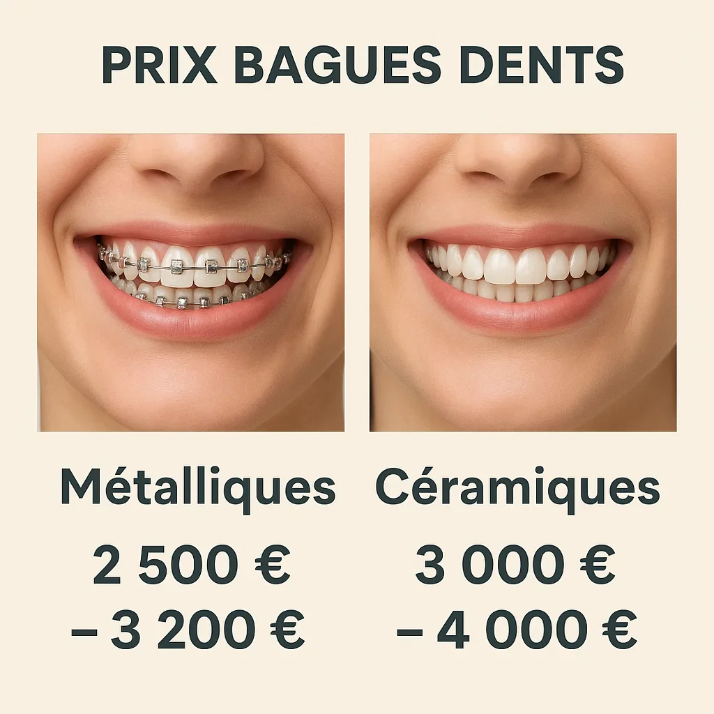 Prix bagues dents : tout savoir avant de commencer votre traitement 5 prix bagues dents