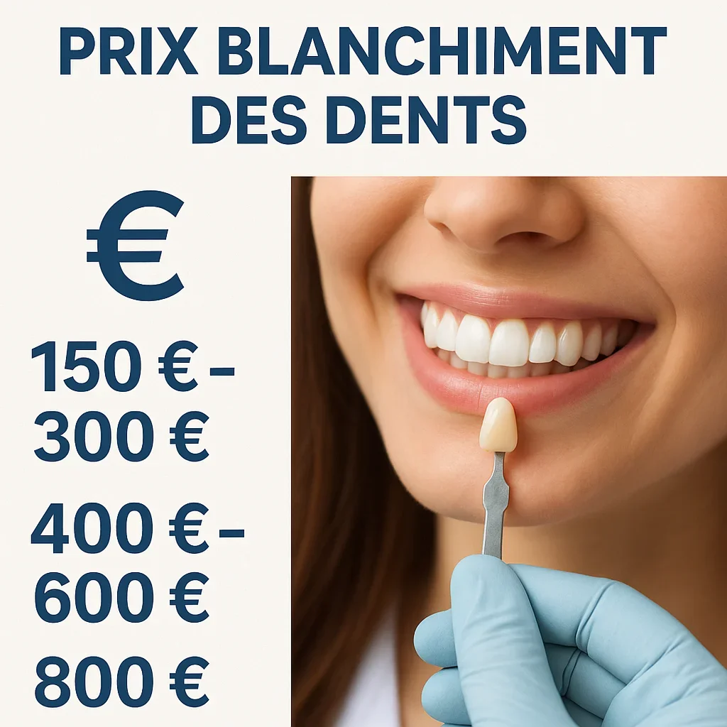Prix blanchiment des dents : tout ce qu’il faut savoir en 2025 5 prix blanchiment des dents