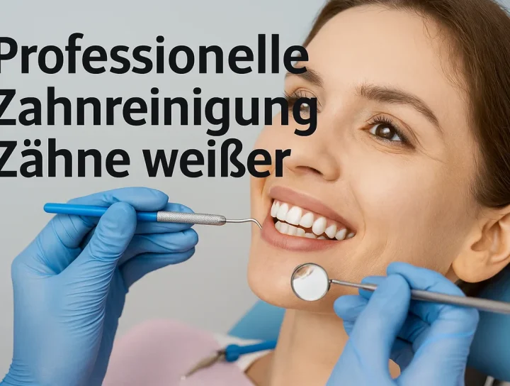 professionelle zahnreinigung zähne weißer