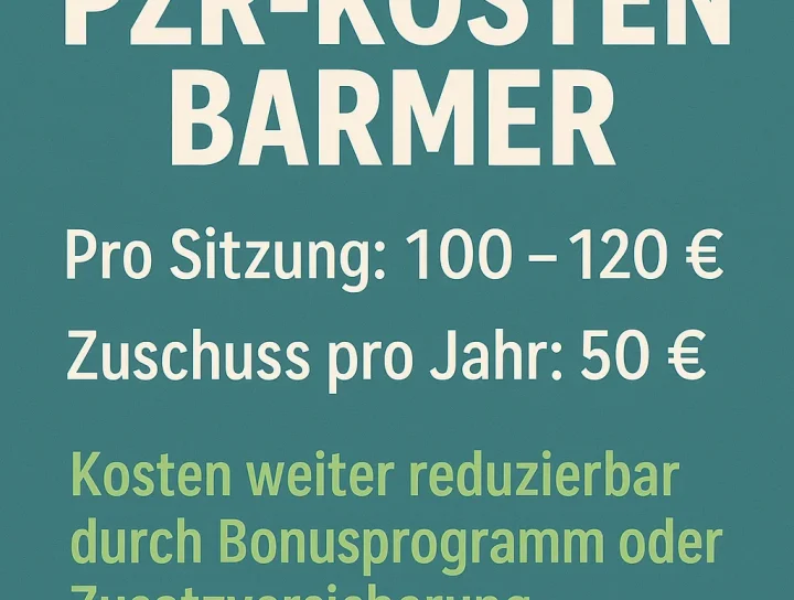 PZR Kosten Barmer – Was übernimmt die Krankenkasse wirklich? 20 pzr kosten barmer