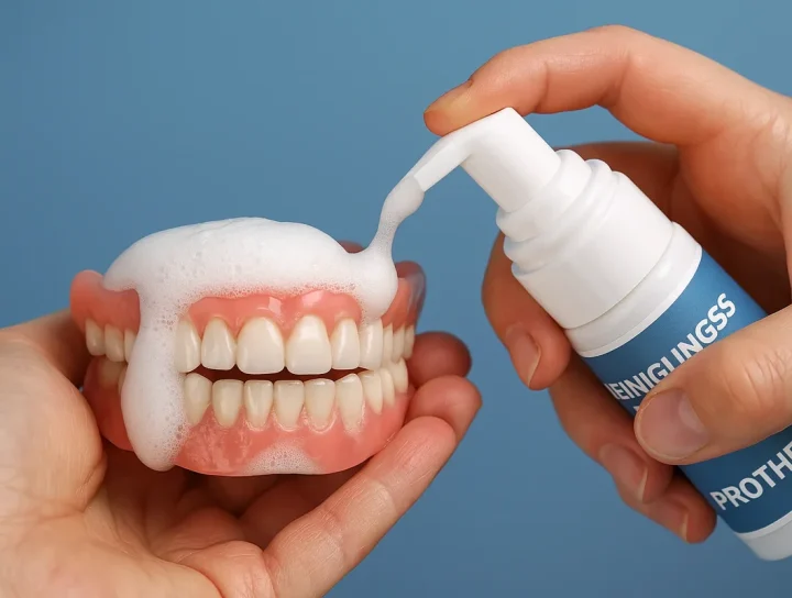 reinigungsschaum prothese