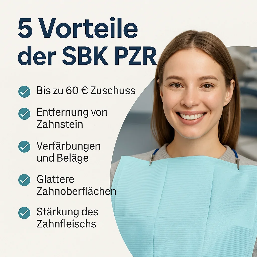 SBK PZR – Professionelle Zahnreinigung mit Vorteilen für Versicherte 5 sbk pzr