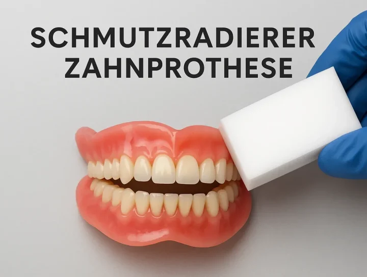 schmutzradierer zahnprothese