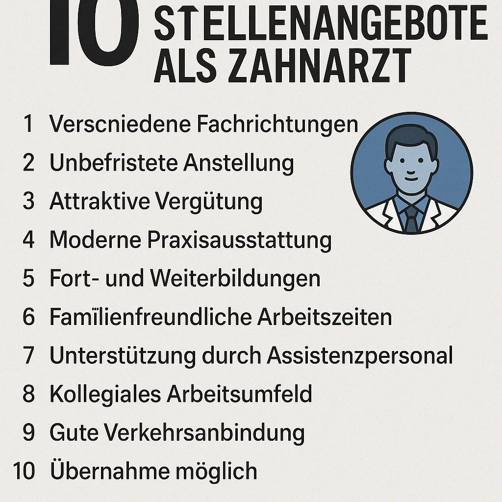 Stellenangebote Zahnarzt – Die besten Tipps für Ihre erfolgreiche Karriere 5 stellenangebote zahnarzt