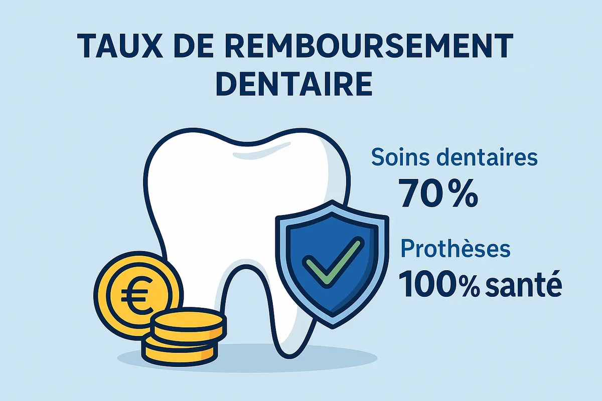 taux de remboursement dentaire