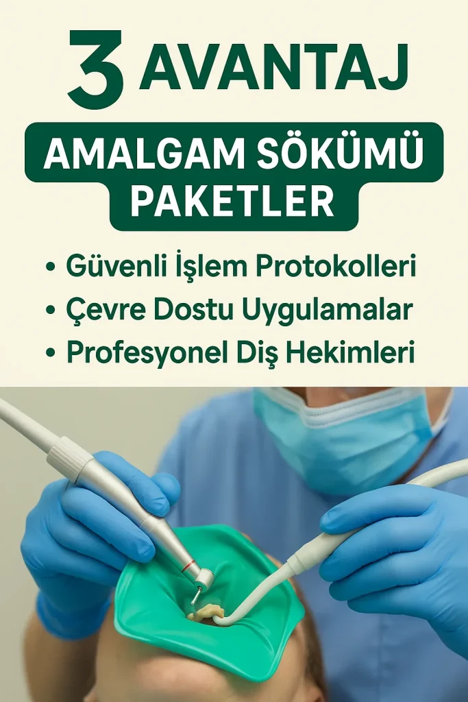 Amalgam Sökümü Paketler: Güvenli ve Modern Diş Tedavisi 4 amalgam sokumu paketler