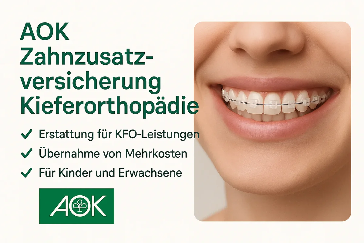 AOK Zahnzusatzversicherung Kieferorthopädie: Alle wichtigen Fakten 5 aok zahnzusatzversicherung kieferorthopädie