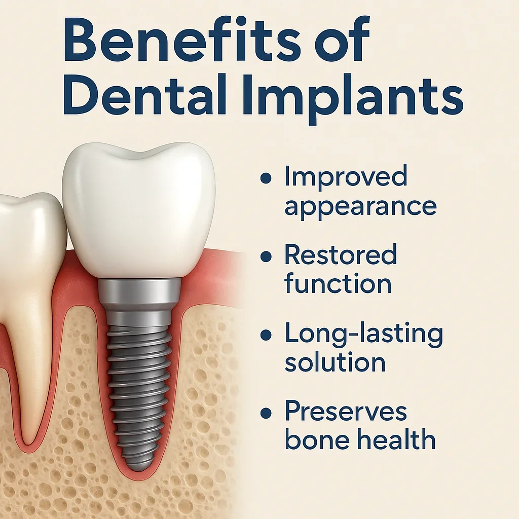 Top 10 Life-Changing Benefits of Dental Implants 5 benefits of dental implants