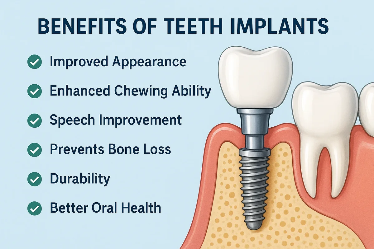benefits of teeth implants