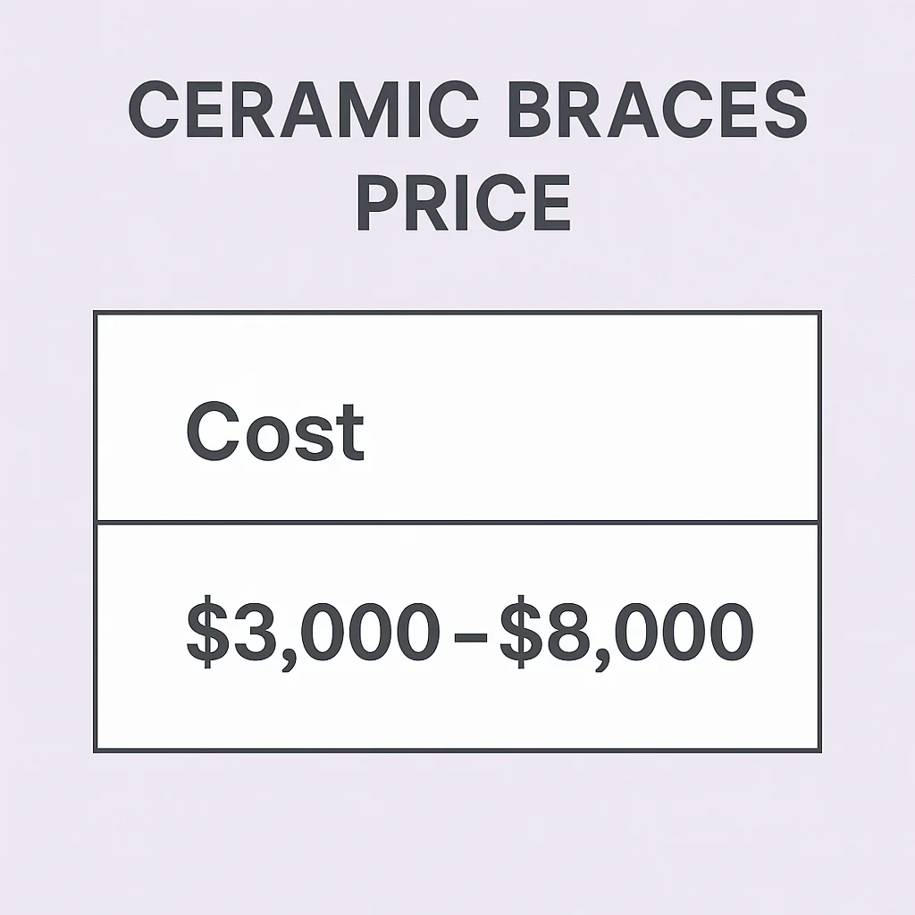 Ceramic Braces Price: Complete Cost Guide & Comparison 2025 5 ceramic braces price