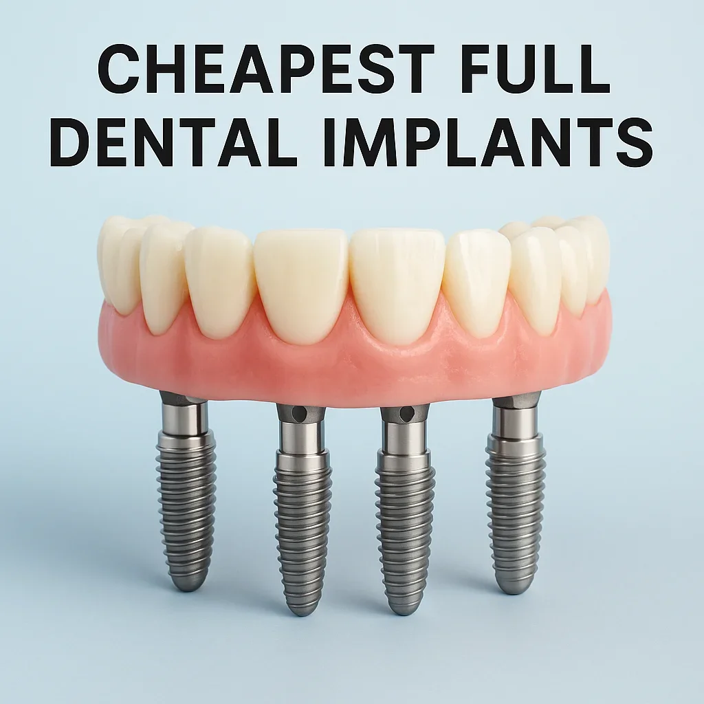 Cheapest Full Dental Implants: Complete 2025 Guide 5 cheapest full dental implants