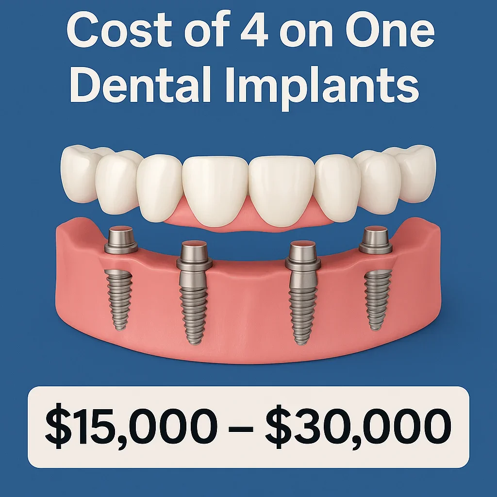 Understanding the Cost of 4 on One Dental Implants 5 cost of 4 on one dental implants