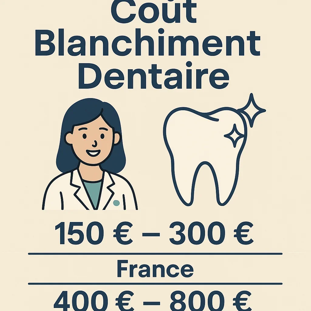 Coût blanchiment dentaire : tout ce qu’il faut savoir en 2025 5 coût blanchiment dentaire