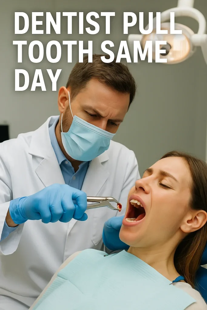 Dentist Pull Tooth Same Day: What You Need to Know đŠ· 4 dentist pull tooth same day