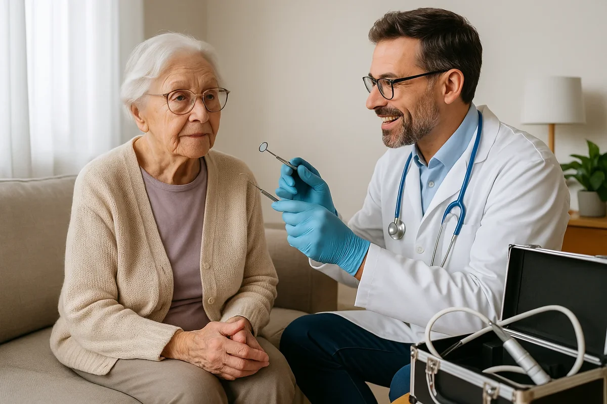 dentiste à domicile pour personne âgée