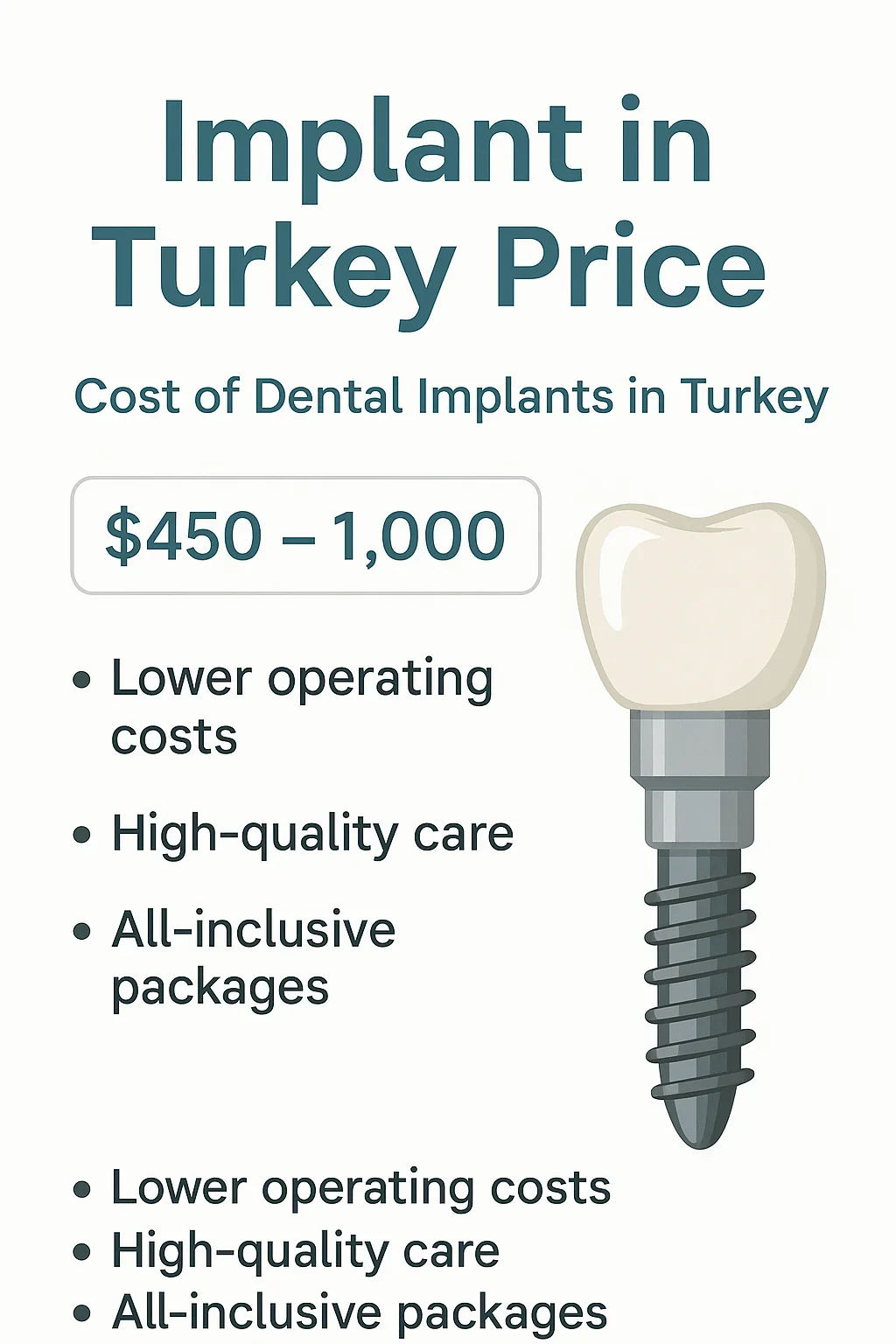 Implant in Turkey Price: Complete 2025 Guide 5 implant in turkey price