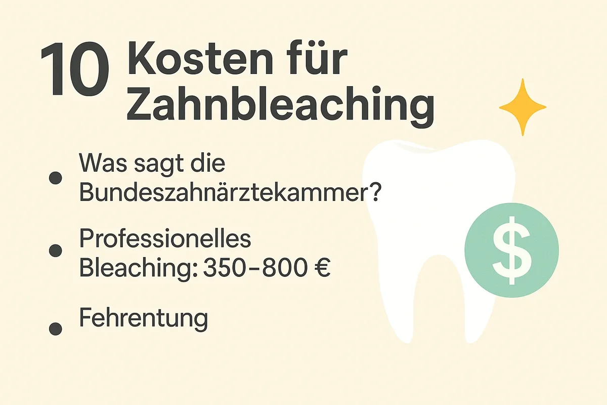 Kosten für Zahnbleaching: Was Sie wirklich wissen müssen 5 kosten für zahnbleaching