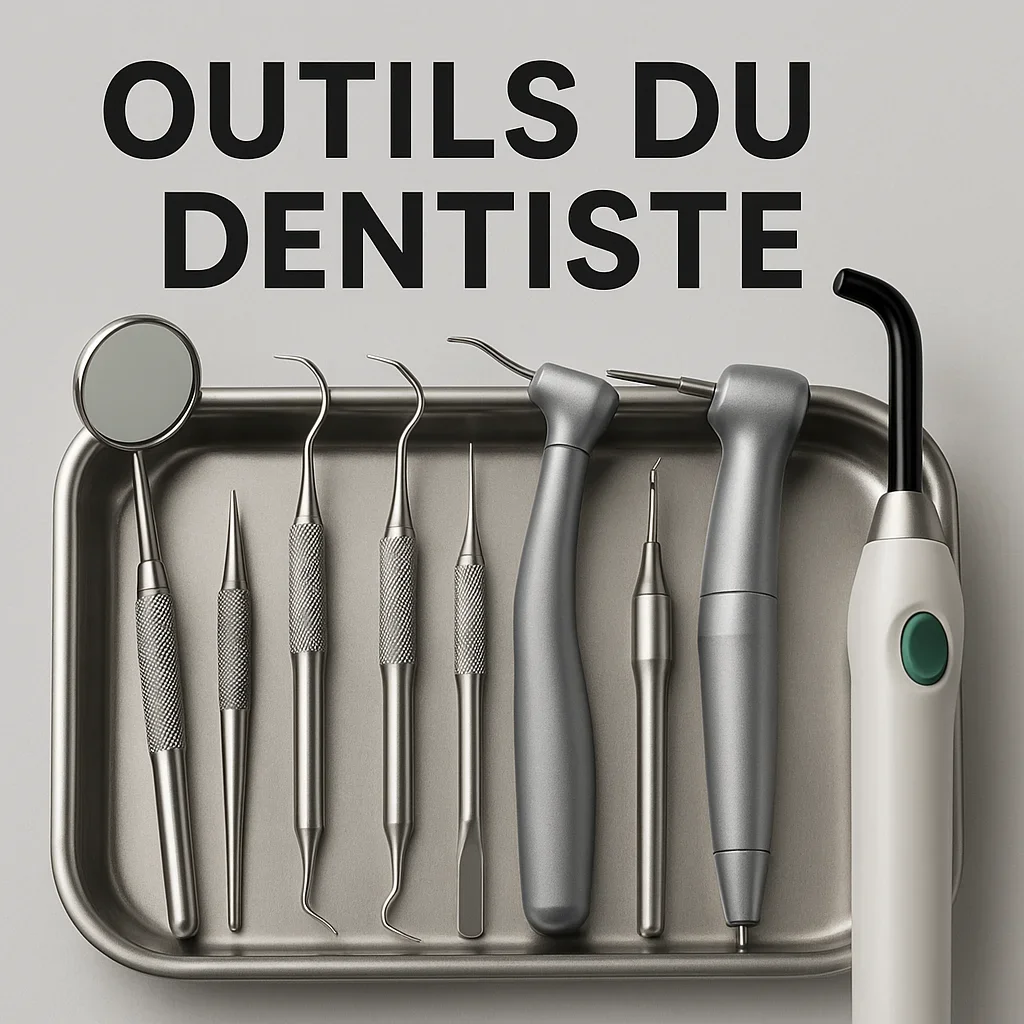 Kit D'outils Dentaires En Acier Inoxydable - 8 Pièces Pour Chirurgie, Extraction, Implantologie - Neuf