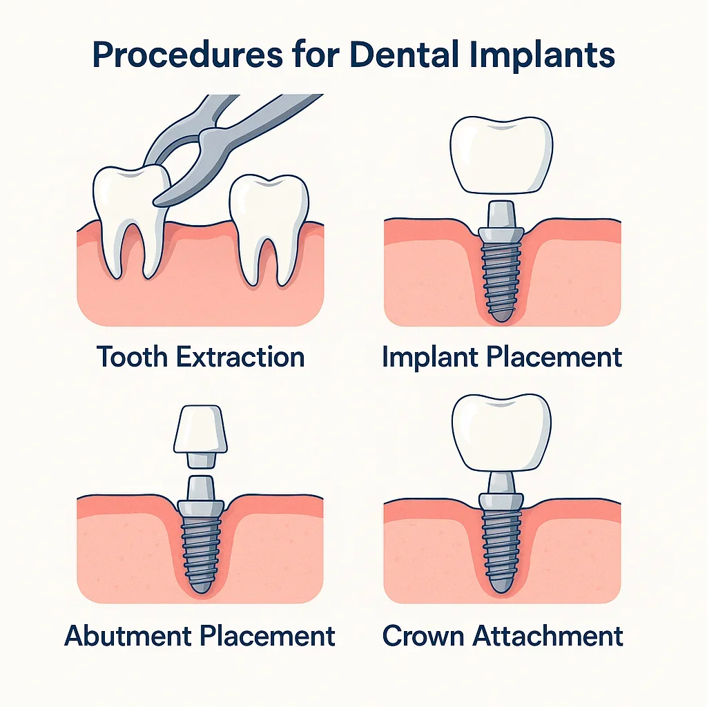 Procedures for Dental Implants: Everything You Need to Know 5 procedures for dental implants