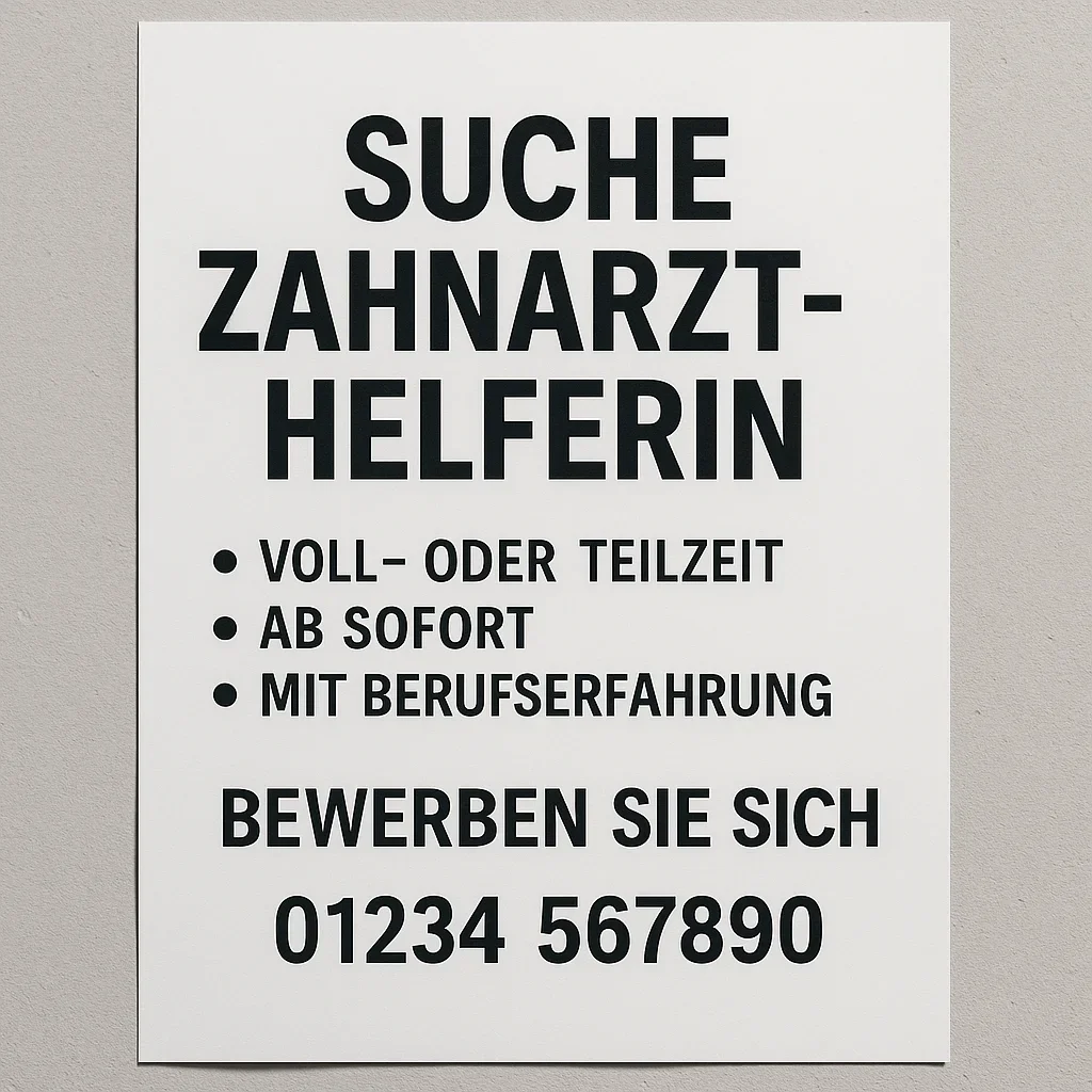 Suche Zahnarzthelferin – Leitfaden für 2025 5 suche zahnarzthelferin
