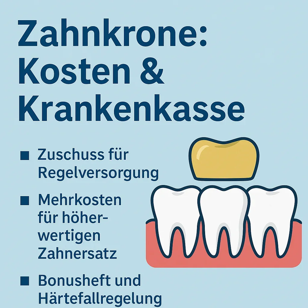 Zahnkrone Kosten Krankenkasse: Was Sie 2025 wissen müssen 5 zahnkrone kosten krankenkasse