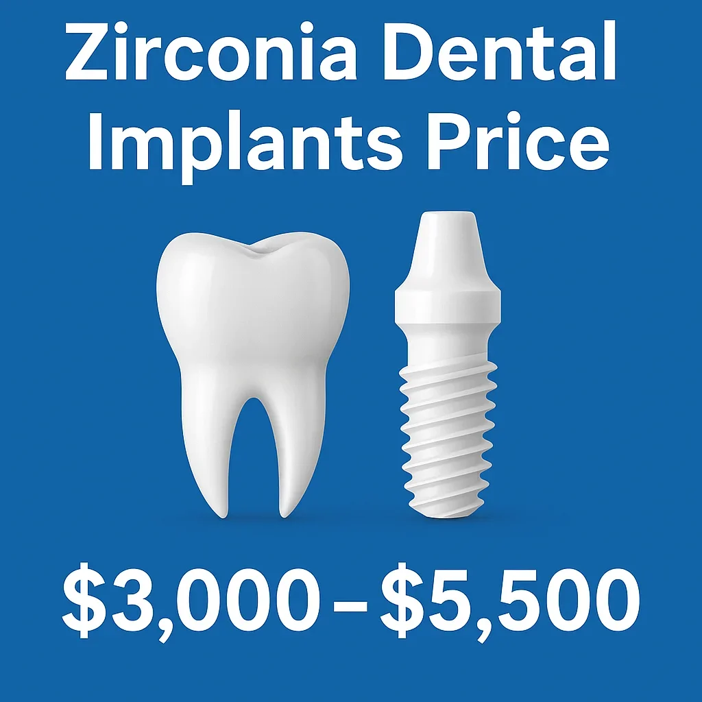 Zirconia Dental Implants Price: Complete 2025 Overview 5 zirconia dental implants price
