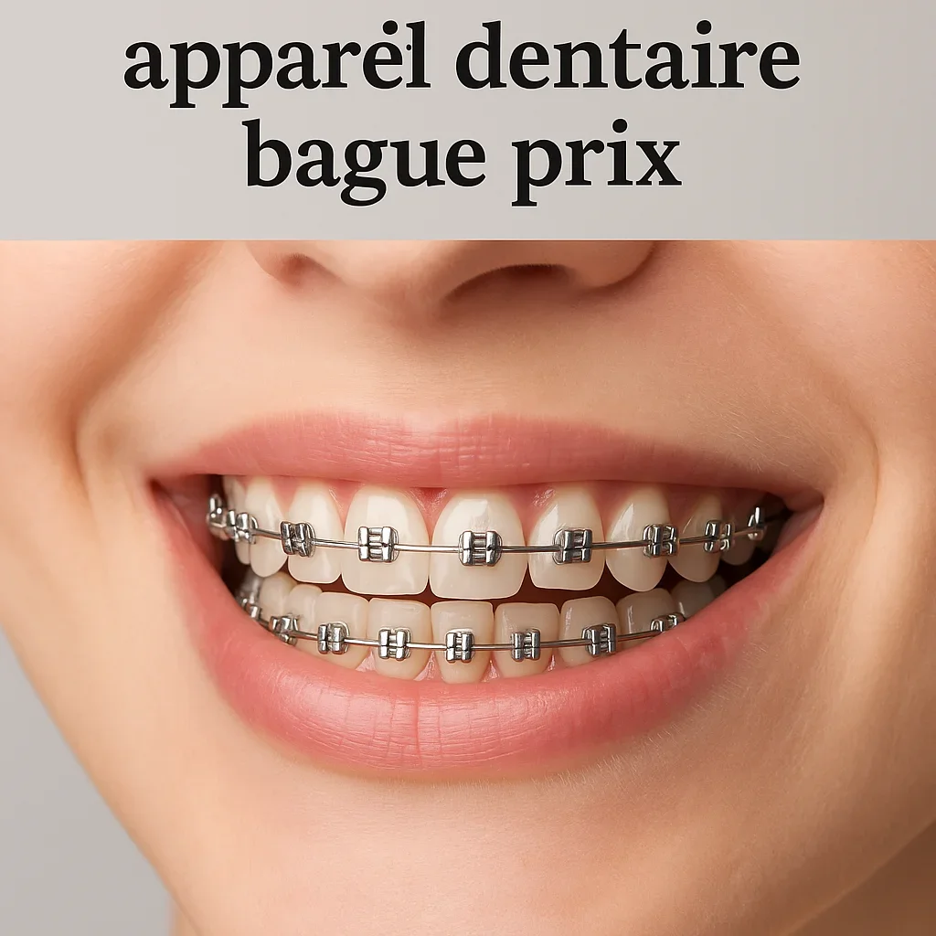 Appareil dentaire bague prix : Guide complet 2026 5 appareil dentaire bague prix