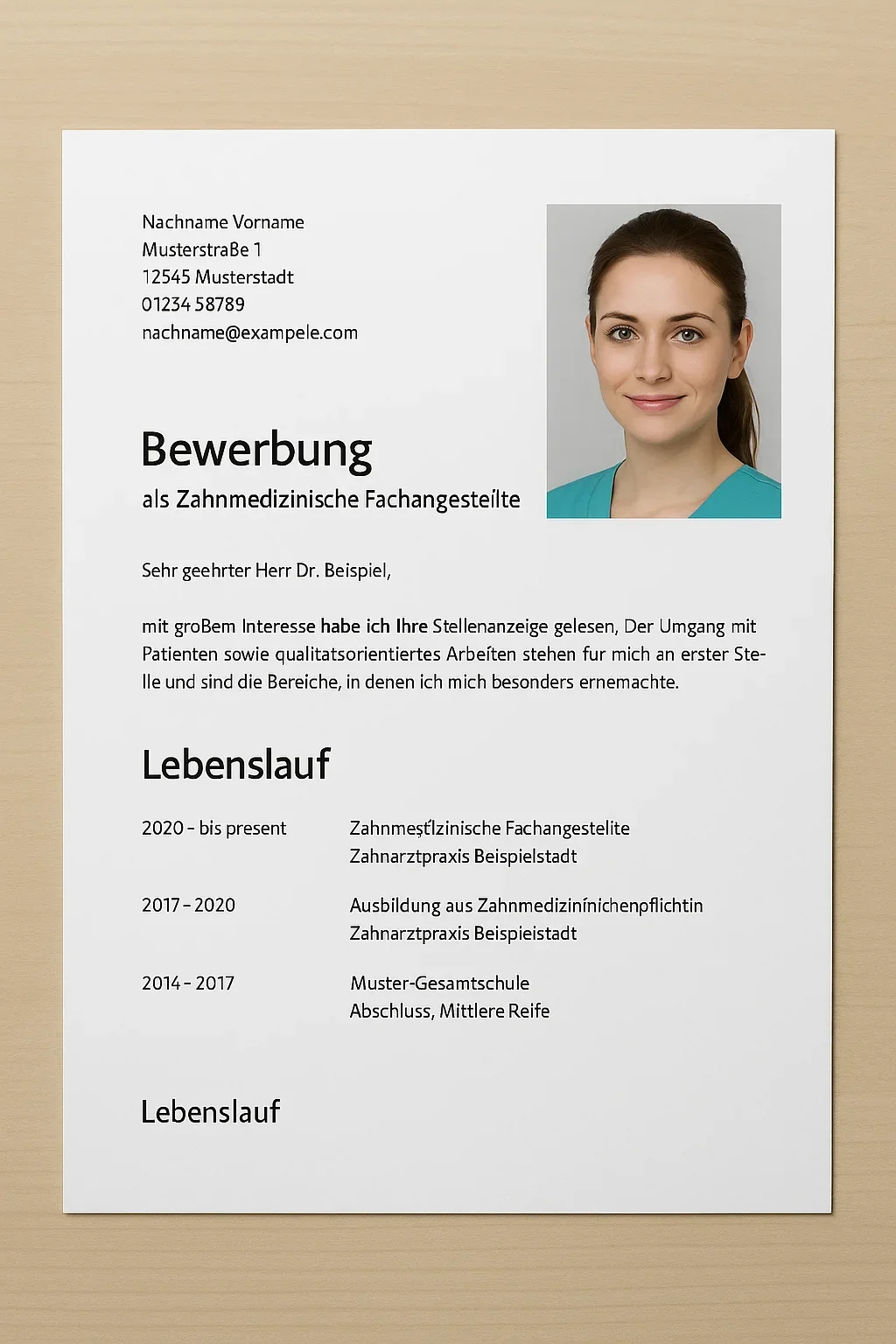 bewerbung zahnarzthelferin – Der vollständige Leitfaden für eine überzeugende Bewerbung 5 bewerbung zahnarzthelferin