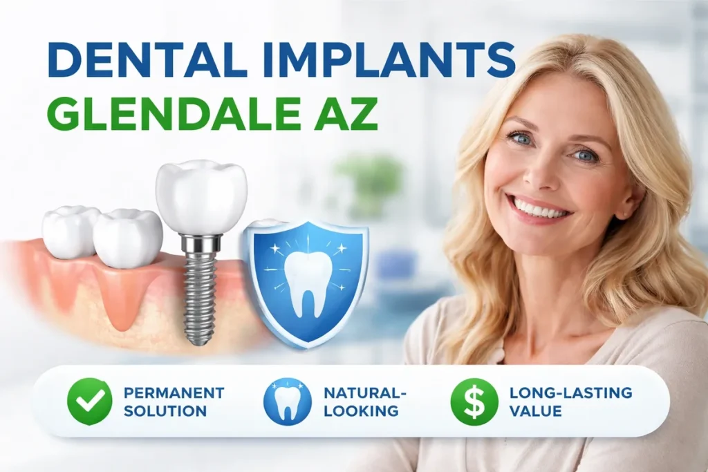 Dental Implants Glendale AZ 4 dental implants glendale az
