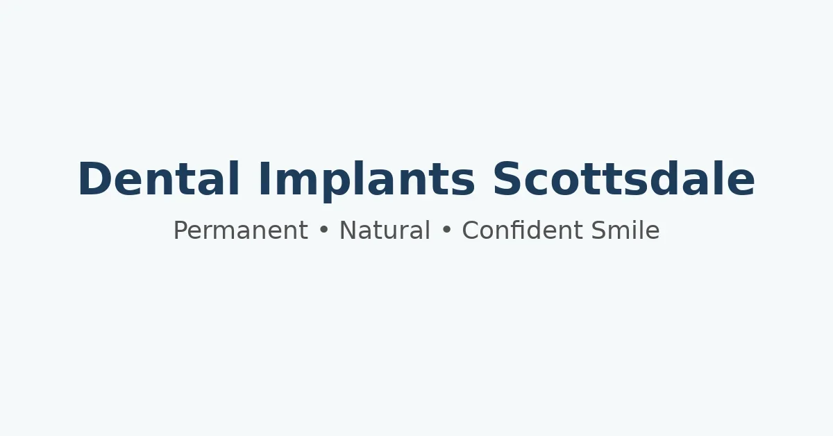 dental implants scottsdale