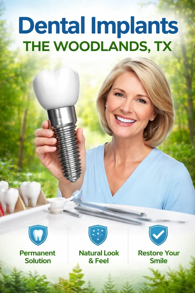 Dental Implants The Woodlands TX 4 dental implants the woodlands tx