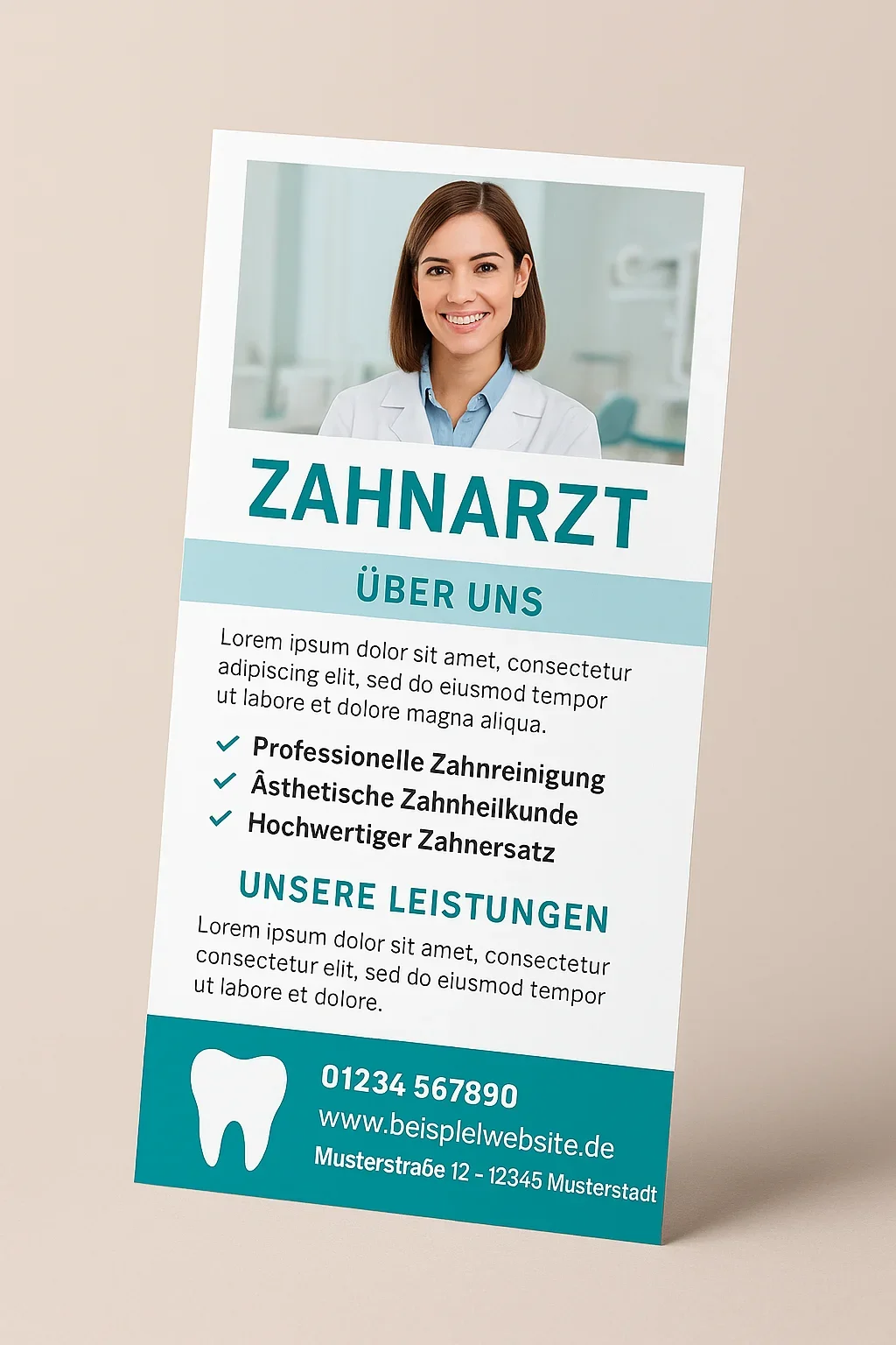 Flyer Zahnarzt: So gestalten Sie professionelle Praxisflyer für maximale Wirkung 5 flyer zahnarzt