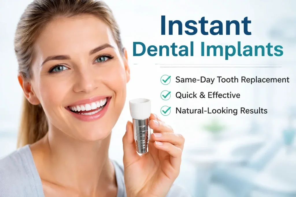 Instant Dental Implants: Fast, Reliable Tooth Replacement 4 instant dental implants