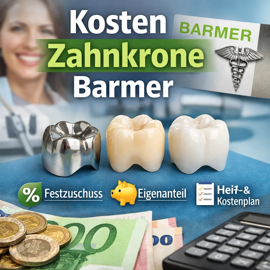 Kosten Zahnkrone Barmer – Was Versicherte wirklich zahlen 5 kosten zahnkrone barmer