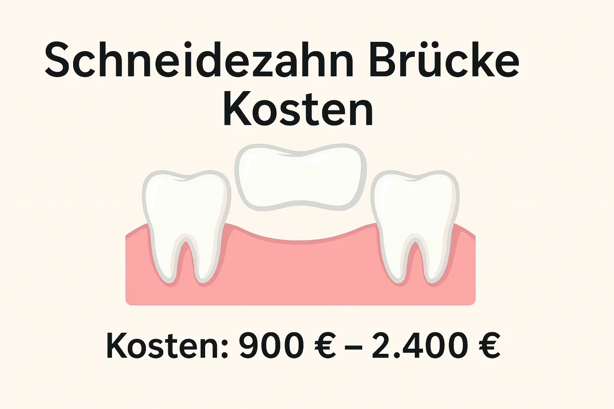 schneidezahn brücke kosten