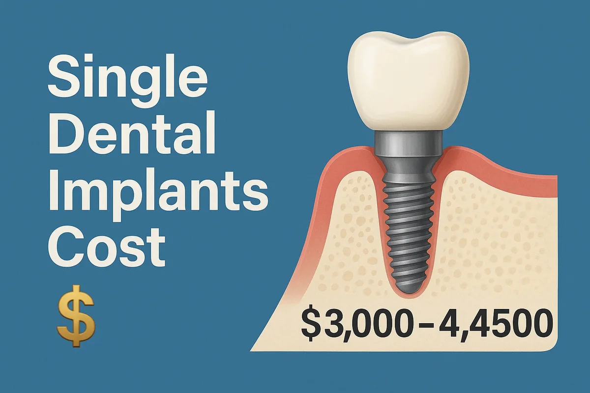 Single Dental Implants Cost: Complete 2025 Guide 5 single dental implants cost