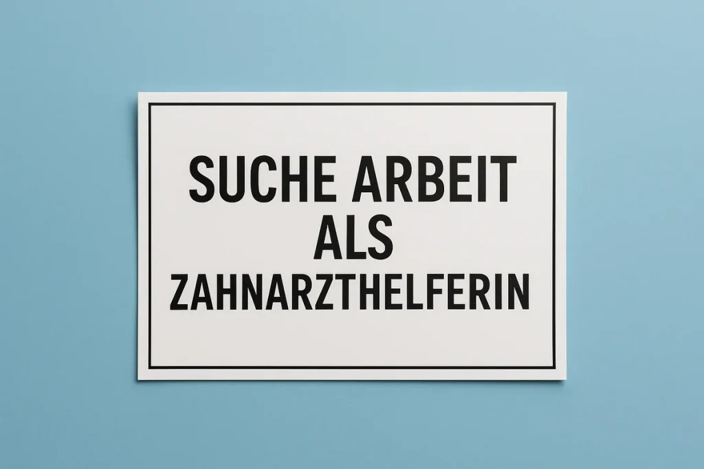 Suche Arbeit als Zahnarzthelferin – Dein kompletter Leitfaden 4 suche arbeit als zahnarzthelferin