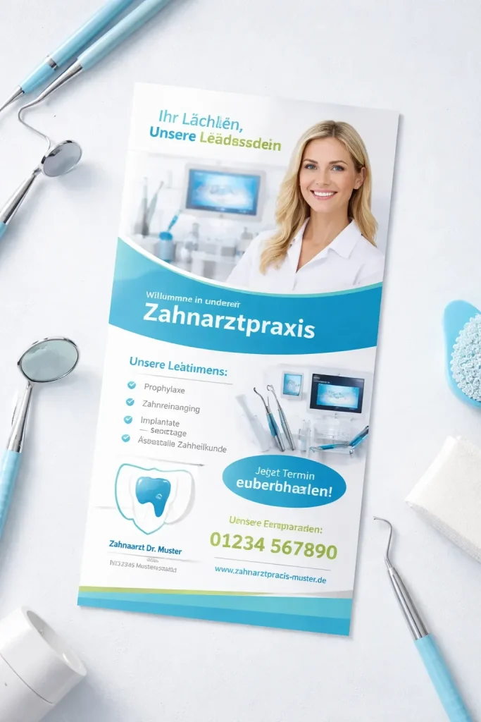 Zahnarztpraxis Flyer: Der komplette Leitfaden für nachhaltigen Praxiserfolg 4 zahnarztpraxis flyer