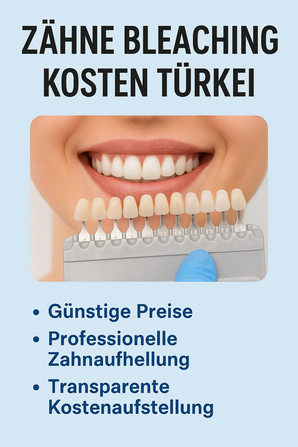 Zahnbleaching Kosten Türkei – Was Patienten 2025 wissen müssen 5 zähne bleaching kosten türkei