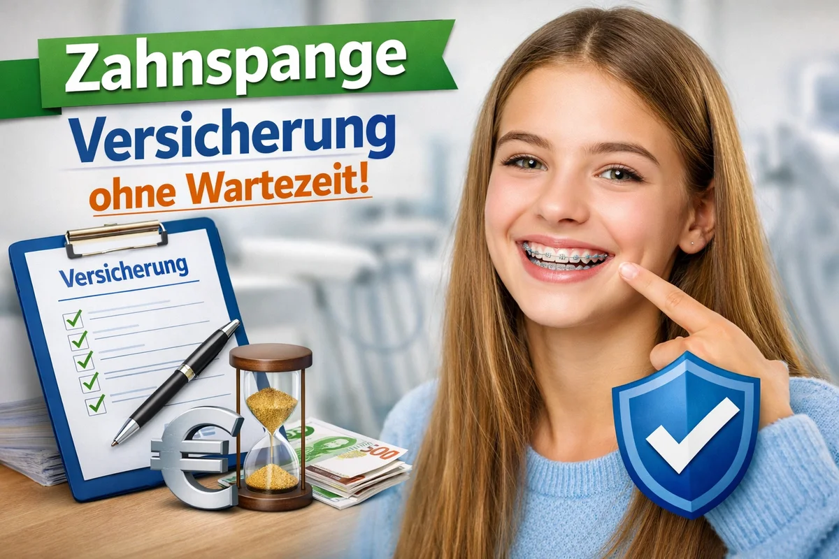 zahnspange versicherung ohne wartezeit