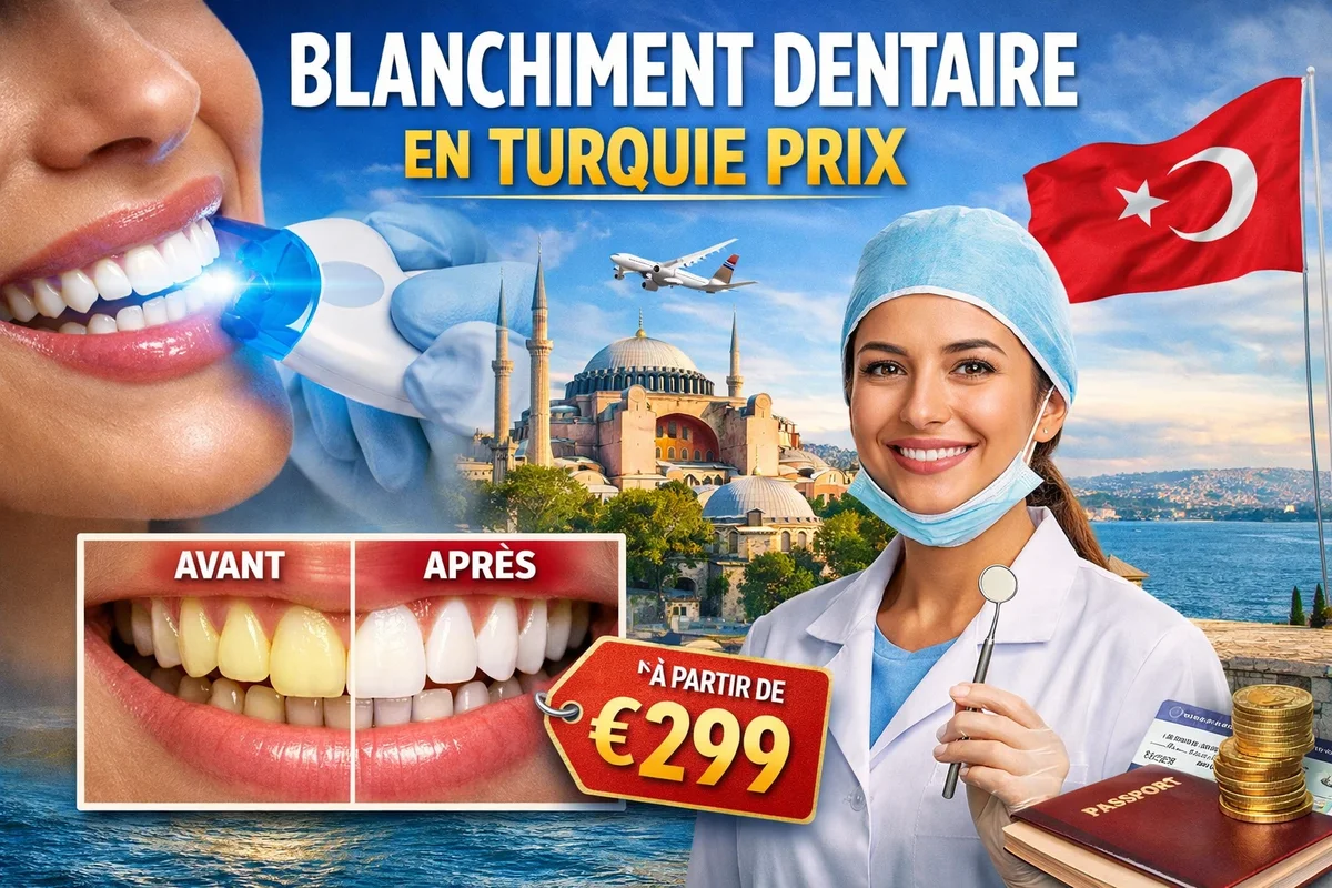 blanchiment dentaire en turquie prix