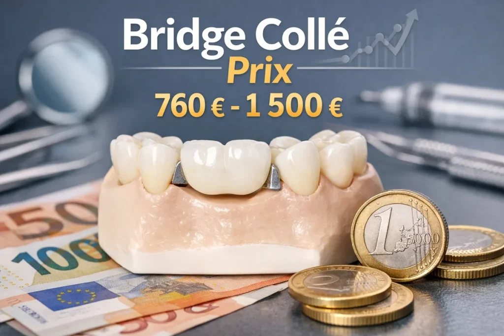 Bridge collé prix : tout comprendre avant de se lancer 4 bridge collé prix