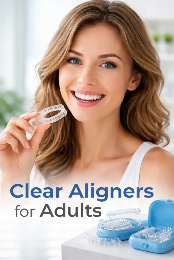 Clear Aligners for Adults: A Modern Way to Straighten Teeth 4 clear aligners for adults