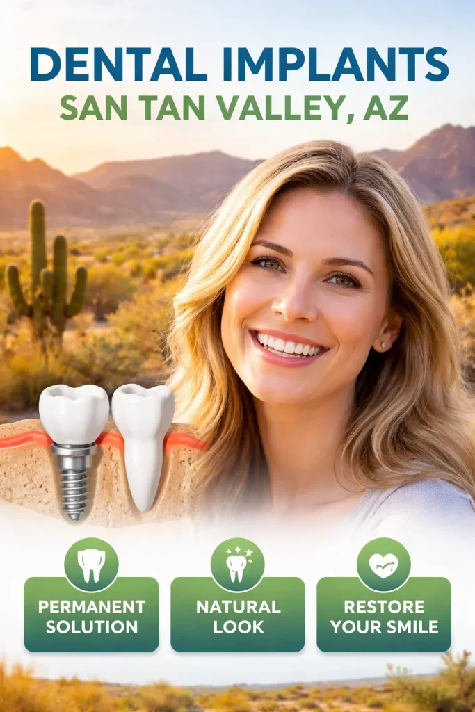 Dental Implants San Tan Valley AZ 4 dental implants san tan valley az