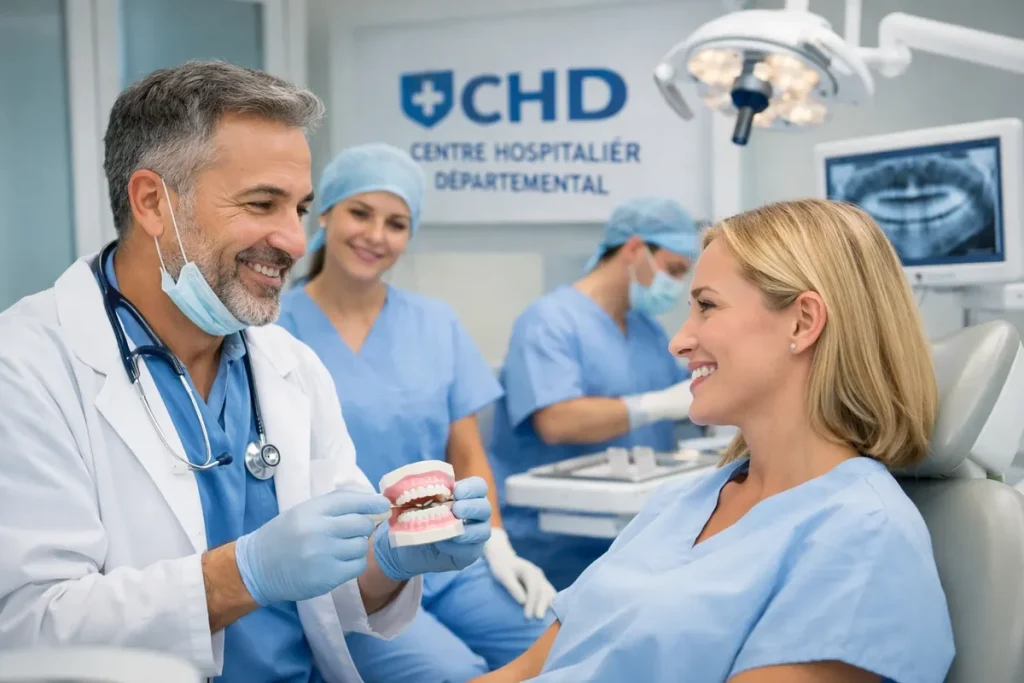 Dentiste au centre hospitalier départemental 4 dentiste chd