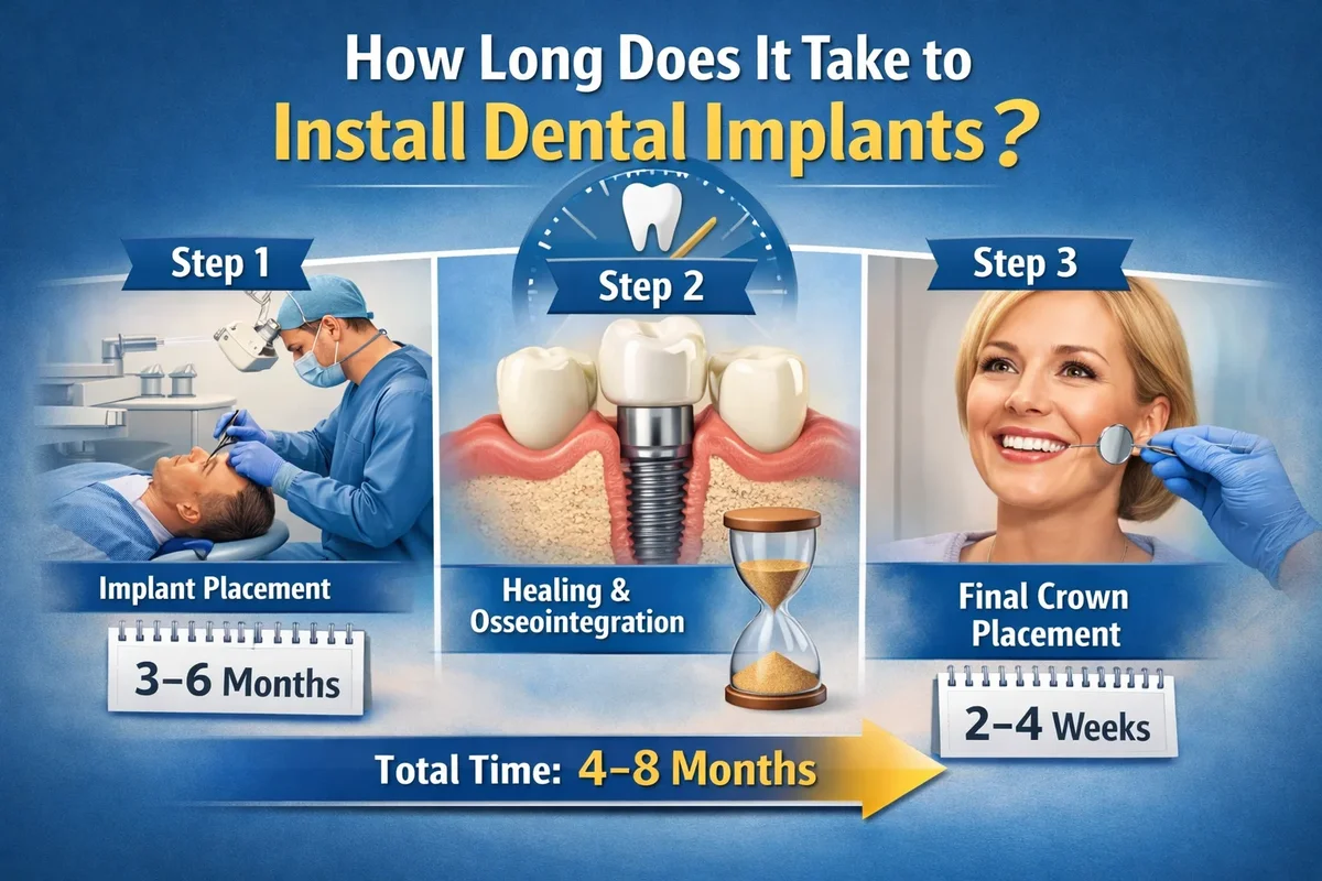 How Long Does It Take to Install Dental Implants? 5 how long does it take to install dental implants